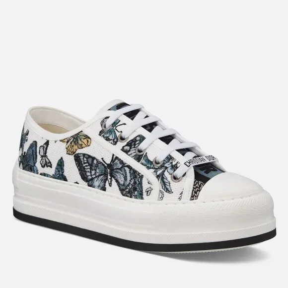DIOR Walk'n'Dior プラットフォームスニーカー バタフライ 蝶々 Dior | Shoes | Dior Walkn Mexico Butterfly Floral Platform